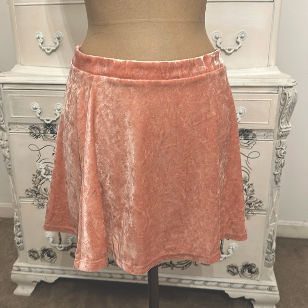 Pink Felt Y2K Miniskirt